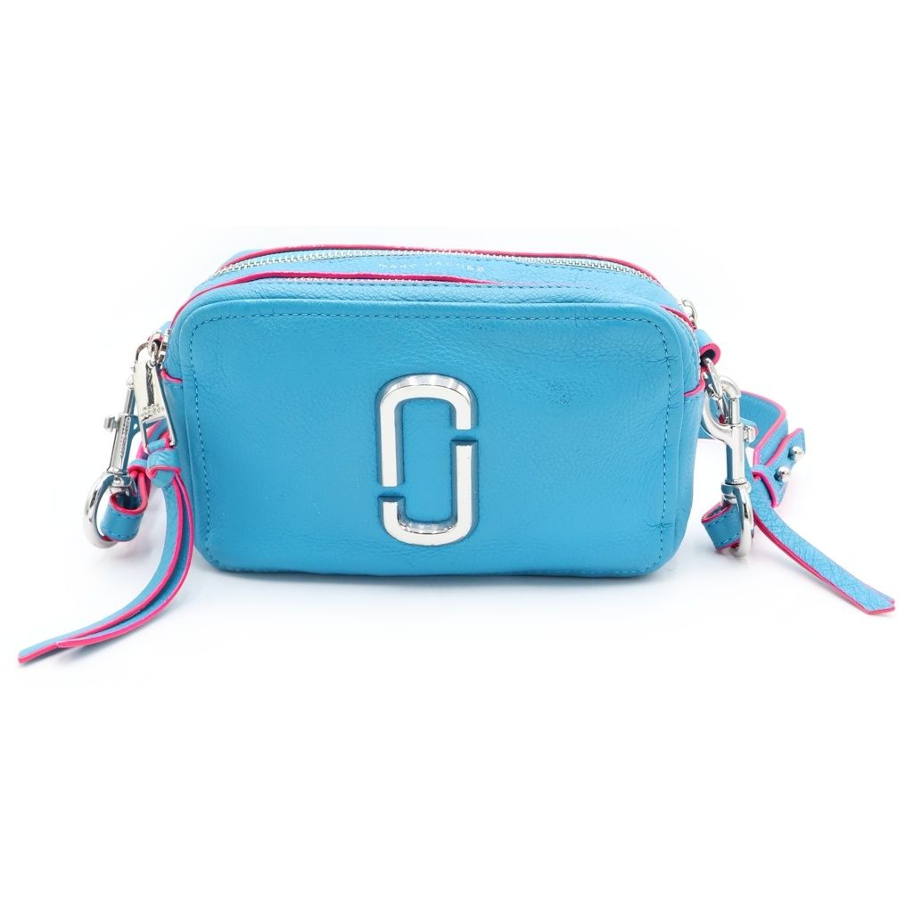 MARC JACOBS (マークジェイコブス) THE SNAPSHOT ザ スナップショット 2WAY ショルダーハンドバッグ ブルー M0014591