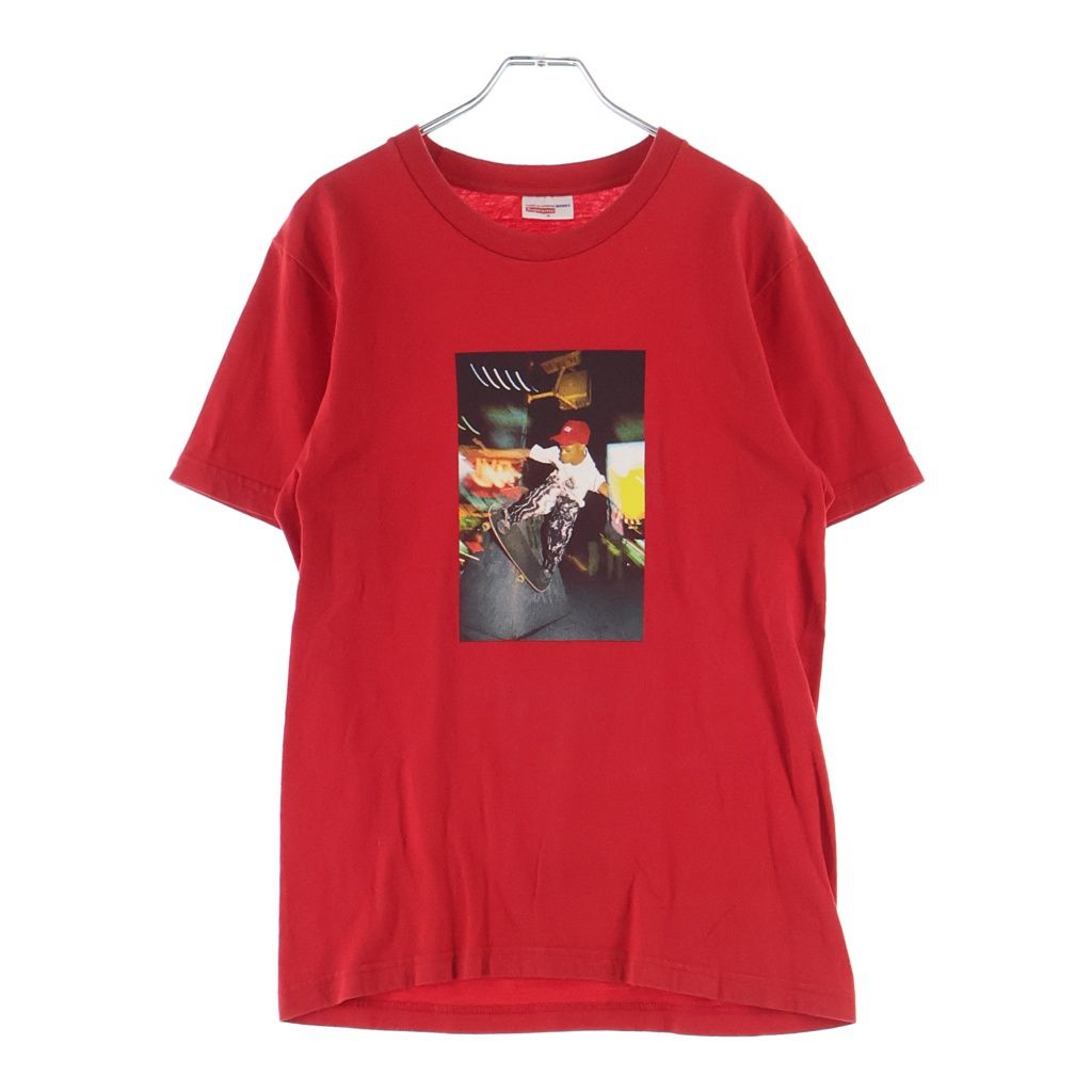 SUPREME (シュプリーム) 14SS ×COMME DES GARCONS SHIRT HAROLD HUNTER コムデギャルソンシャツ ハロルド ハンター プリント クルーネック半袖Tシャツカットソー レッド