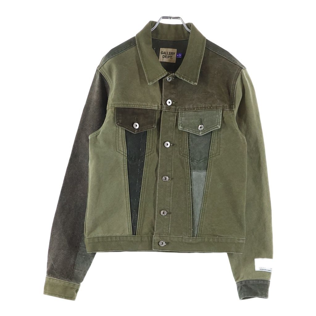 GALLERY DEPT. (ギャラリーデプト) VINTAGE ANDY DENIM JACKET ヴィンテージ アンディ デニムトラッカージャケット カーキ