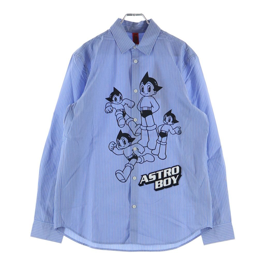 Onitsuka Tiger (オニツカタイガー) ×鉄腕アトム 75th Shirts 75周年記念 長袖シャツ ホワイト/ブルー 2183B320