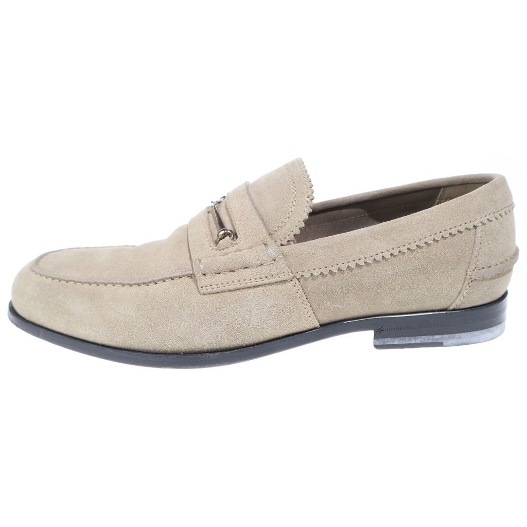 GUCCI (グッチ) ホースビット スエードレザー ローカットシューズ ローファー ベージュ 286771