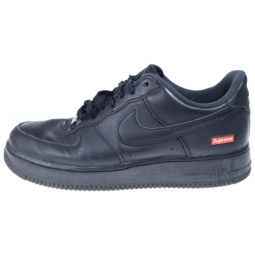 NIKE (ナイキ) ×SUPREME AIR FORCE 1 LOW CU9225-001 シュプリーム エアフォース 1 ローカットスニーカー ブラック US10/28cm