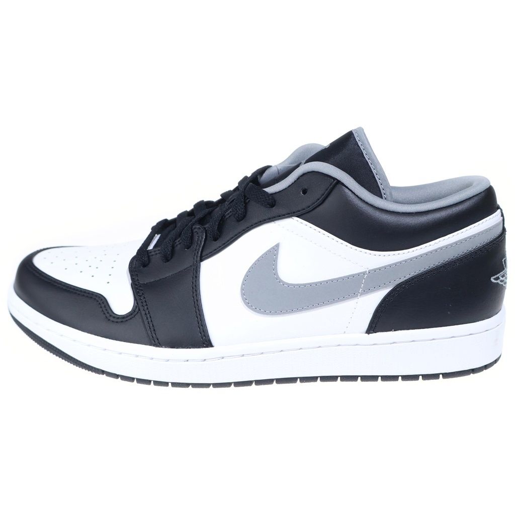 NIKE (ナイキ) Air Jordan 1 Low Grey/Black エアジョーダン1 ロー グレー/ブラック ローカットスニーカー US12/30cm ブラック 553558 040
