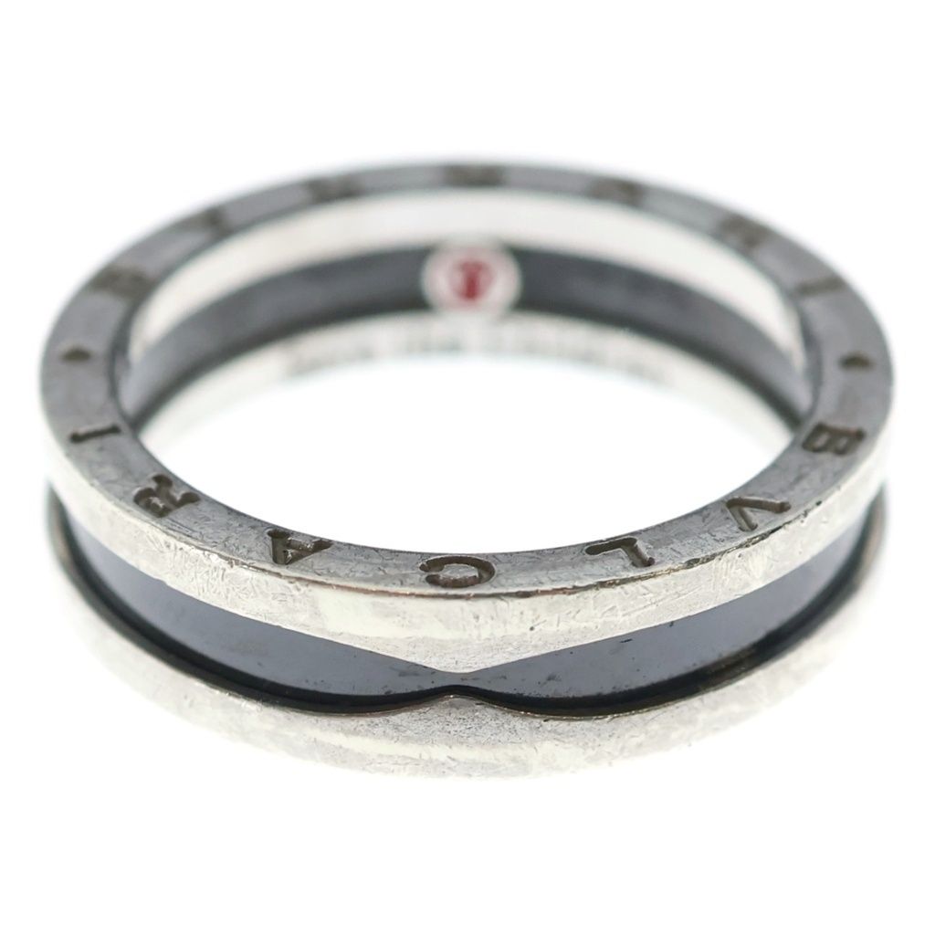 ブルガリ BVLGARI リング　シルバー✖️ブラック BVLGARI (ブルガリ) セーブザチルドレン リング シルバー×ブラック