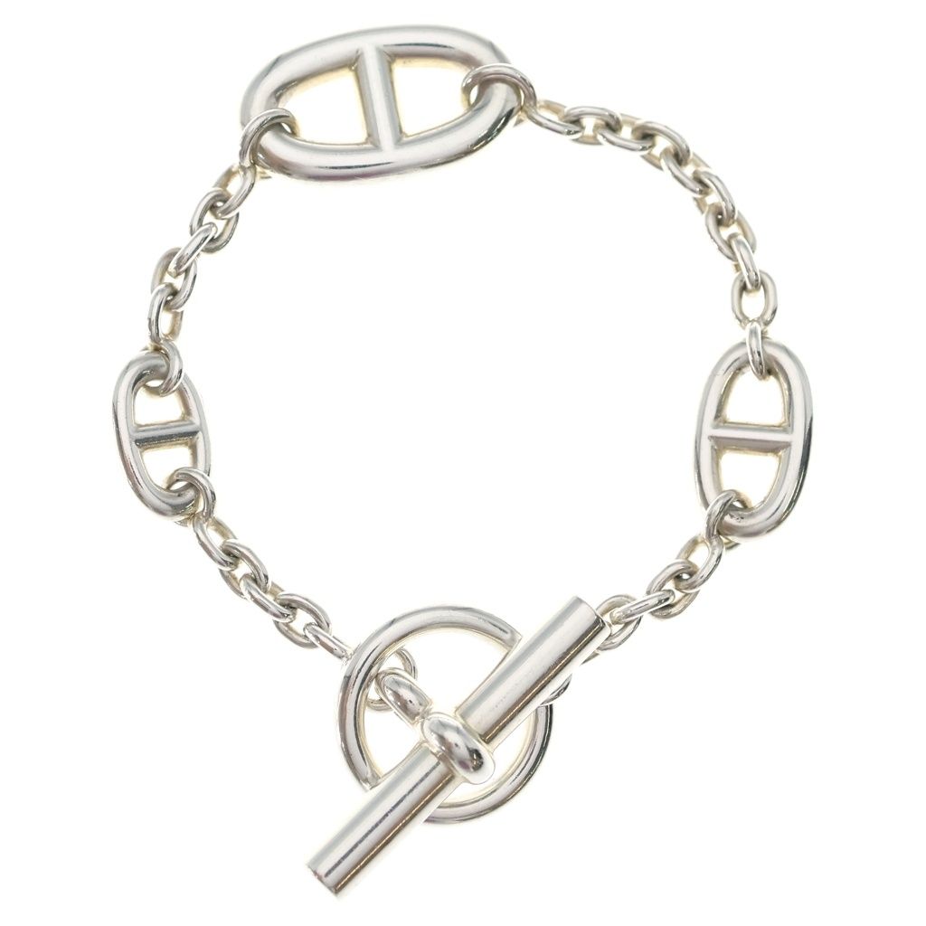 HERMES (エルメス) ファランドール ブレスレット チェーン シルバー Ag925 24.4g