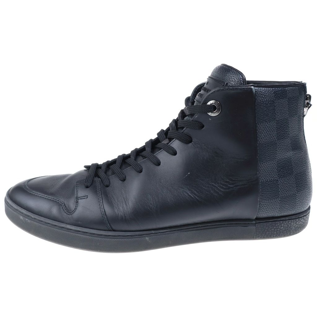 LOUIS VUITTON (ルイヴィトン) ダミエグラフィット レザー ハイカットスニーカー MS01227 ブラック 9