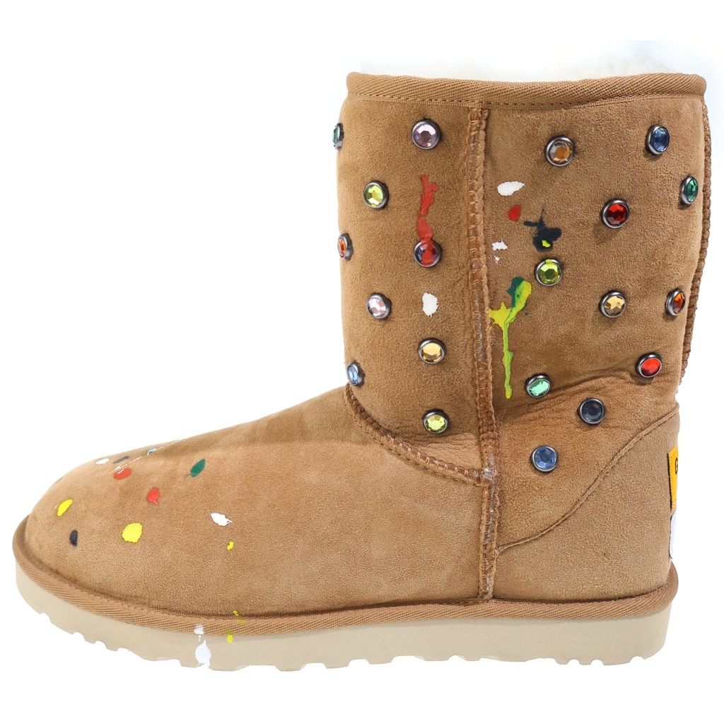 GALLERY DEPT. (ギャラリーデプト) ×UGG CLASSIC SHORT アグ クラシック ショート ムートンブーツ ブラウン 1166953