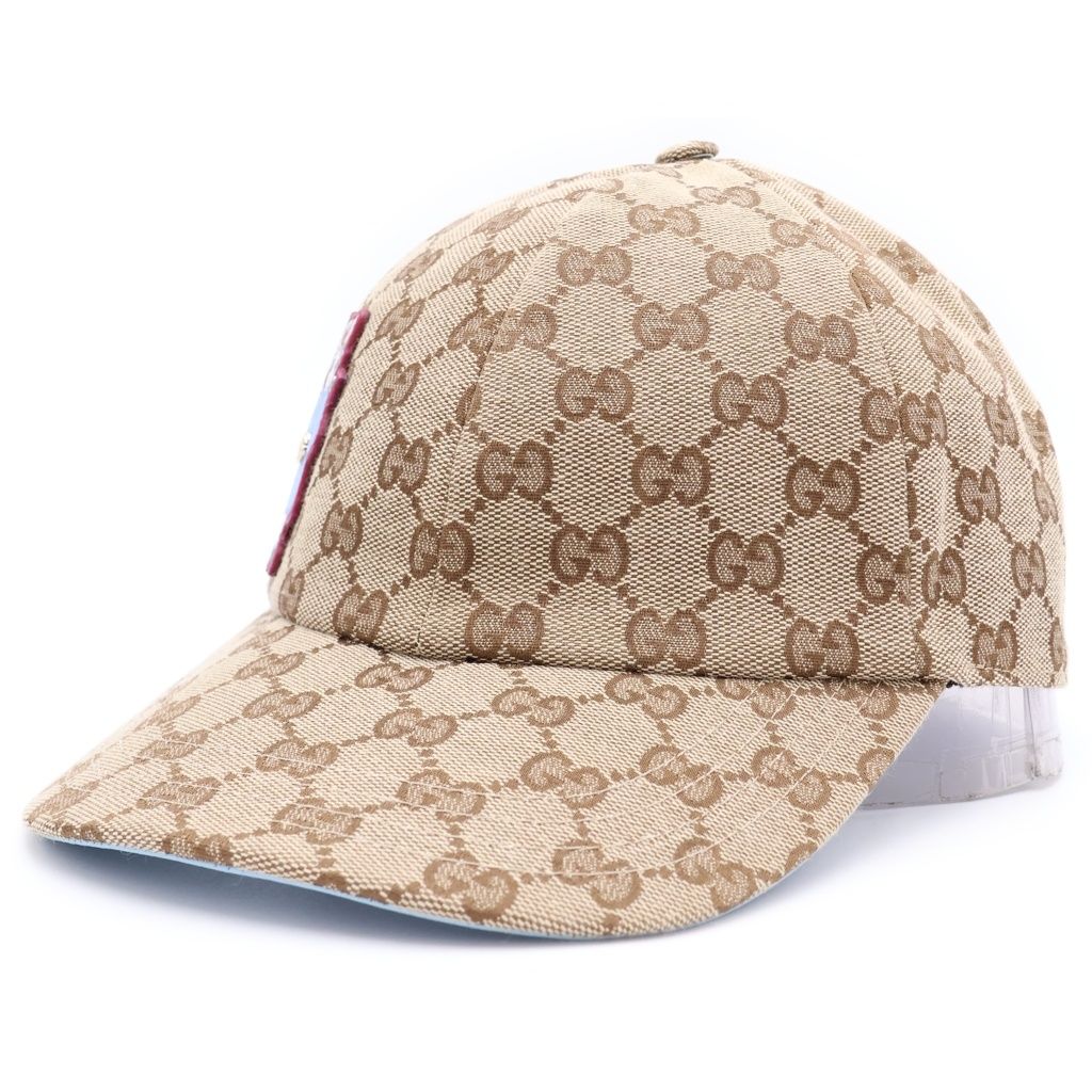 GUCCI (グッチ) 25SS ×Higuchi Yuko GG Canvas Cap ヒグチユウコ GGキャンバス ベースボールキャップ 帽子 ベージュ/ブルー 847862 3HBFT 30,706円