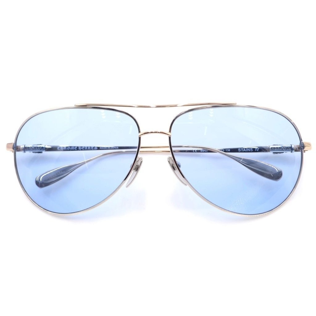 CHROME HEARTS (クロムハーツ) ■stains 4 サングラス ダガーモチーフ テンプル 64□13-138 アイウェア 眼鏡