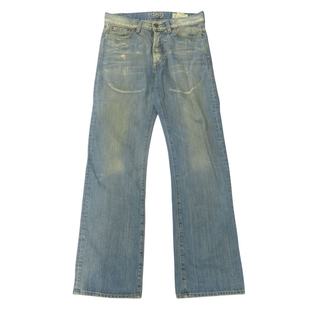old GAP オールド ギャップ 1969 BOOT USA製 デニム パンツ ジーンズ ブーツカット フレア ボタンフライ W29L30 インディゴ メンズ 古着 中古 USED