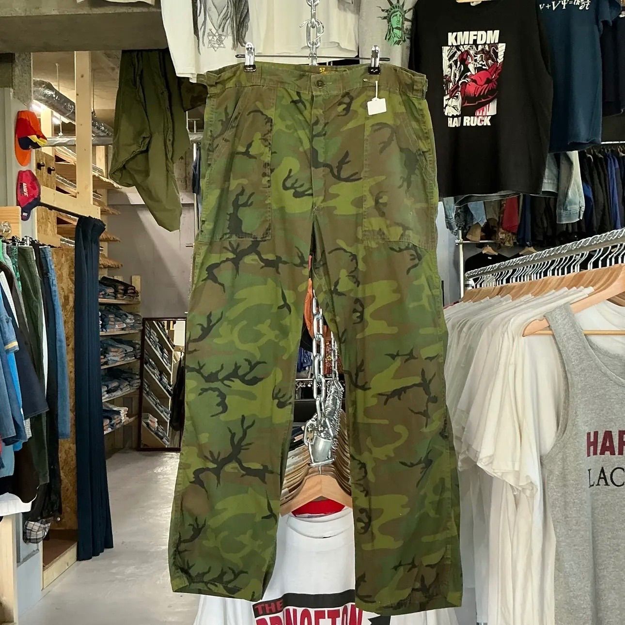60s~ Civilian Leaf Camo Baker Type with Costume Stamp シビリアンリーフカモ ベイカータイプ