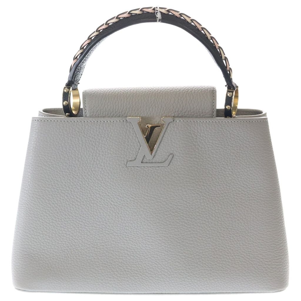 LOUIS VUITTON (ルイヴィトン) カプシーヌPM 2way ハンドバッグ ショルダーバッグ グレー トリヨンレザー M57029 ゴールド金具