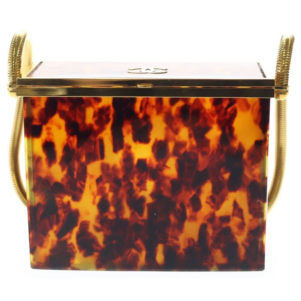 CHANEL (シャネル) ショルダーバッグ ミニショルダー ブラウン ゴールド金具