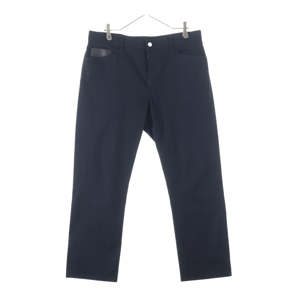 HERMES (エルメス) コットンセリエボタンフライデニムパンツ ブラック