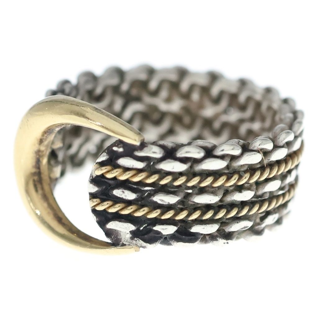 HERMES (エルメス) Vintage Sangled Ring ヴィンテージ サングルドゥリング ゴールド/シルバー