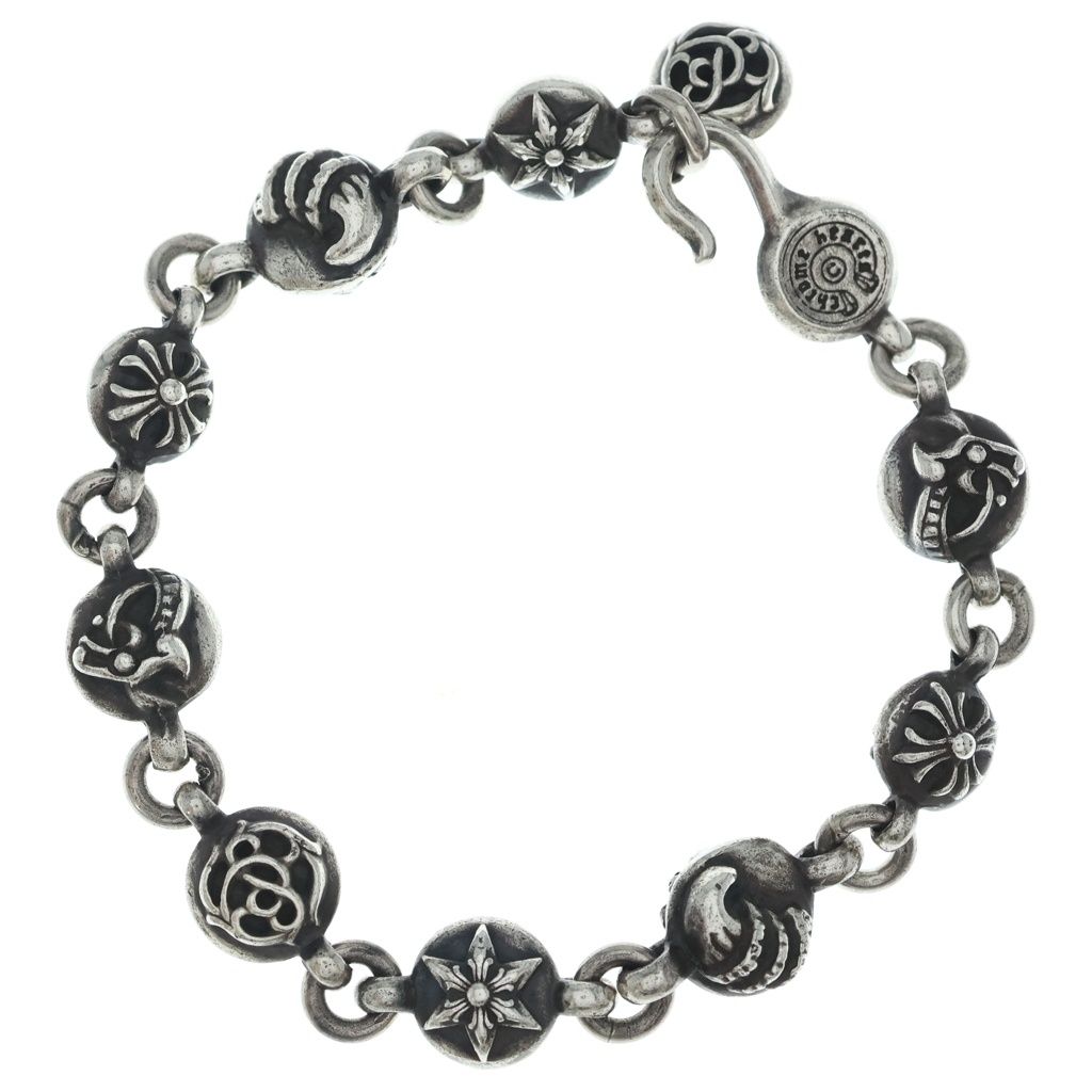 クロムハーツ NO2 MULTI BALL#2マルチボール シルバーブレスレット CHROME HEARTS (クロムハーツ) NO2 MULTI BALL #2マルチボール