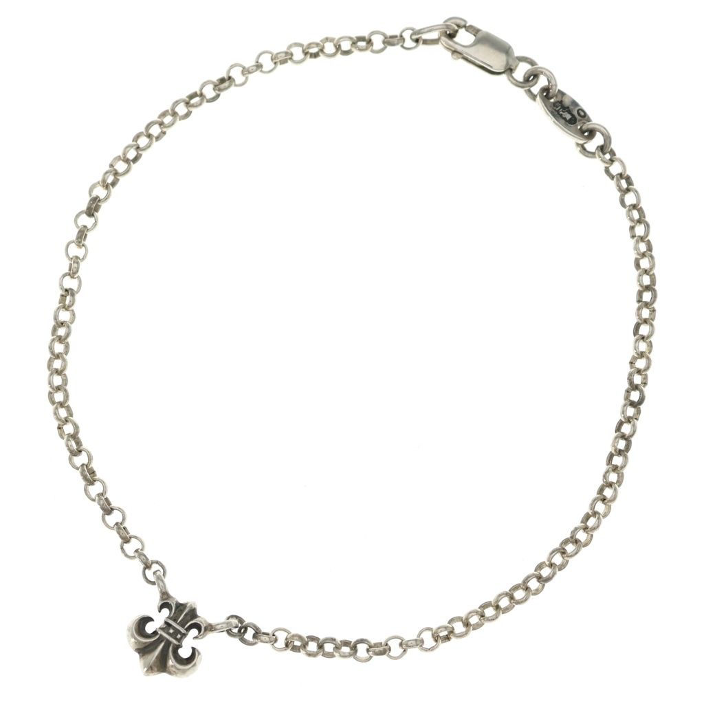 CHROME HEARTS (クロムハーツ) RL CHAIN BS FLR ロールチェーン W BSフレア ブレス
