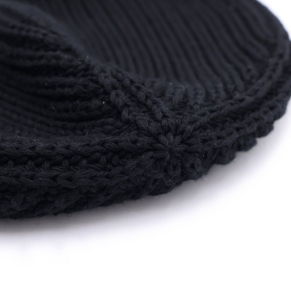 MONCLER (モンクレール) BERRETTO TRICOT HAT フロントロゴ ビーニー
