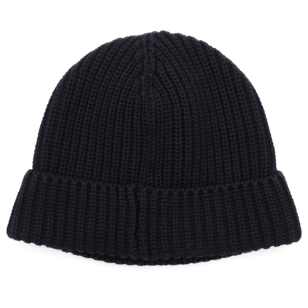 MONCLER (モンクレール) BERRETTO TRICOT HAT フロントロゴ ビーニー