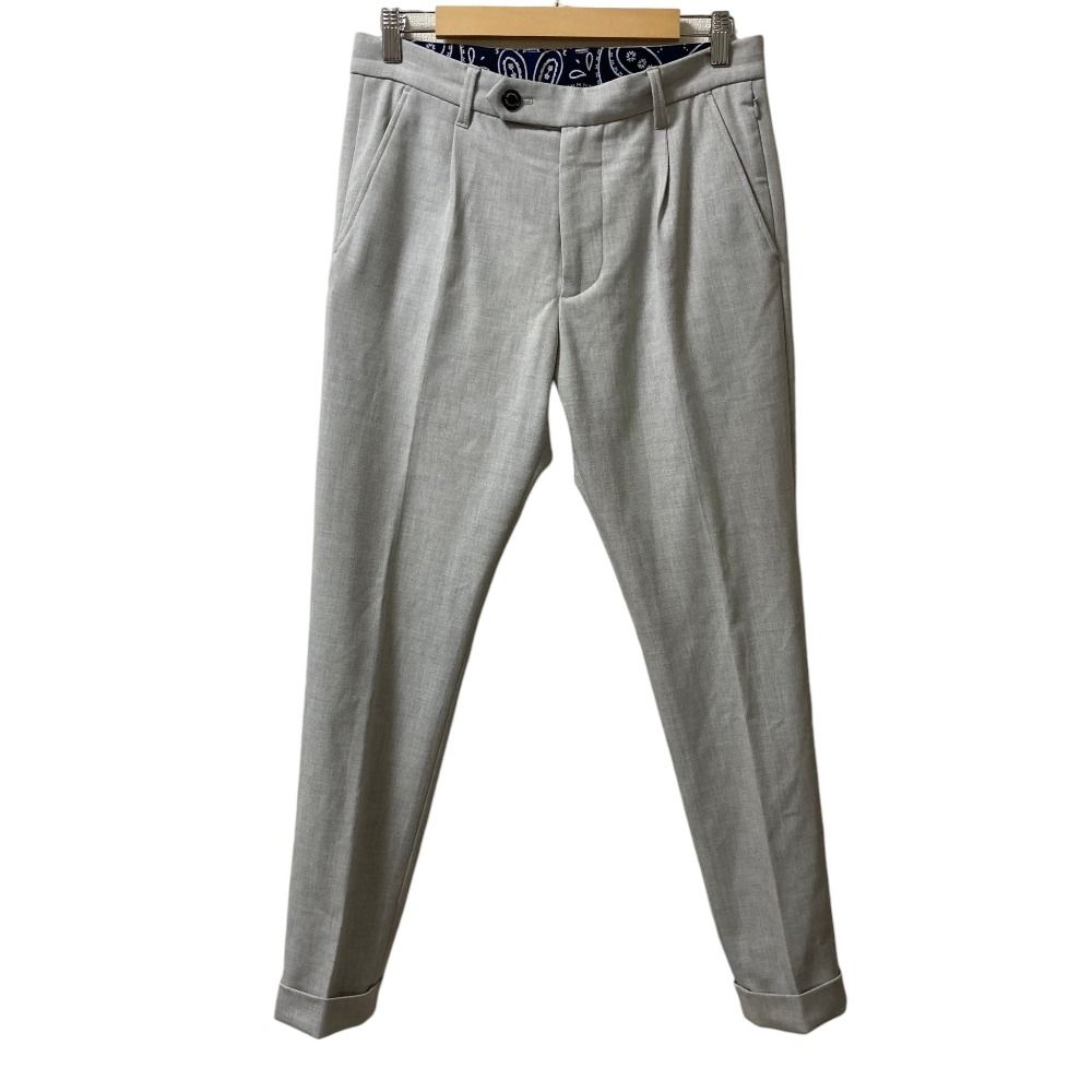 良品 1PIU1UGUALE3 RELAX ウノピゥウノウグァーレトレ WRINKLE GUARD SUPER STRETCH TRAVEL PANTS パンツ MRP220 サイズ4 グレー メンズ 古着 中古 USED