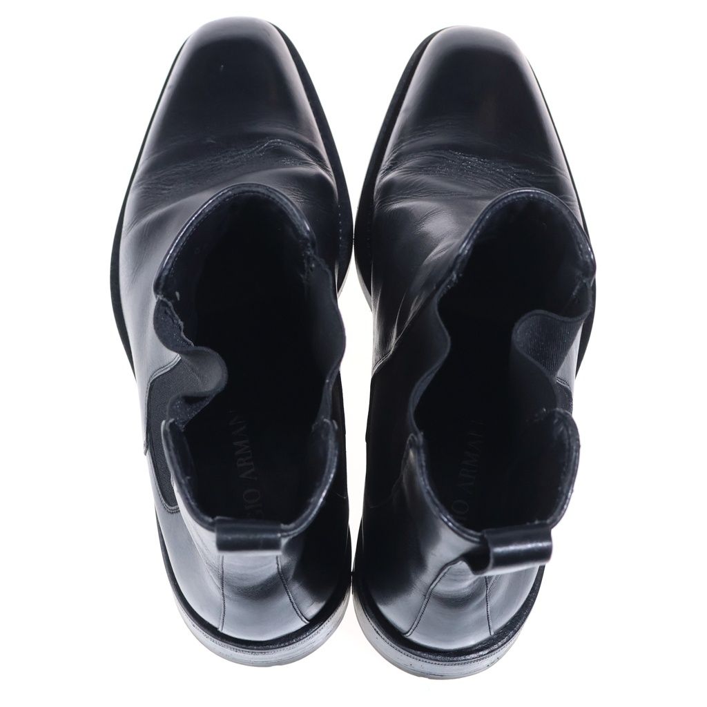 GIORGIO ARMANI (ジョルジオアルマーニ) サイドゴアレザーブーツ