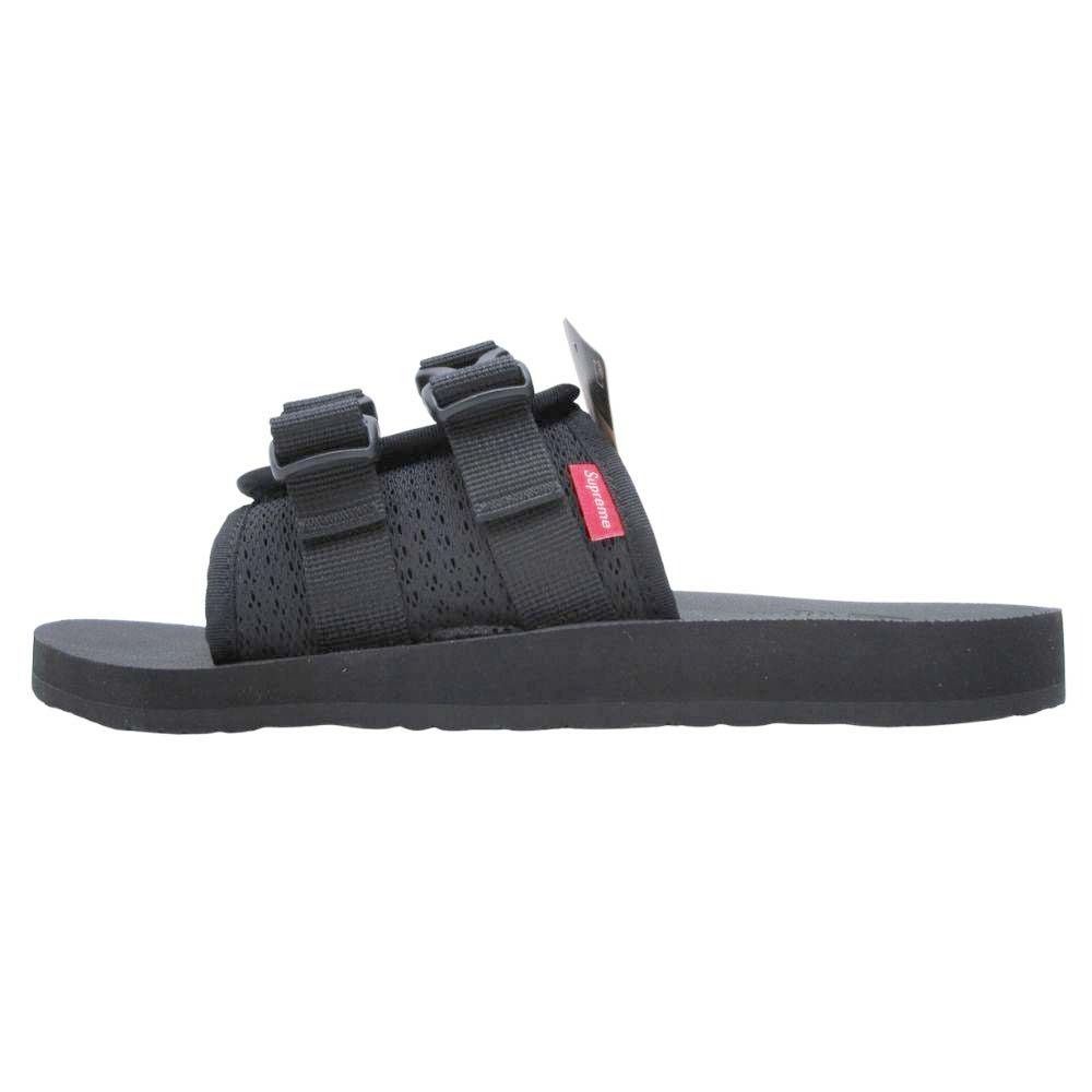 未使用 THE NORTH FACE x Supreme ザ・ノースフェイス シュプリーム 22ss NF022531 サンダル フラット シューズ US8/26.0cm 黒 ブラック メンズ 古着 中古 USED