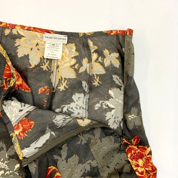 DRIES VAN NOTEN ドリス ヴァン ノッテン スカート フロントドレープ