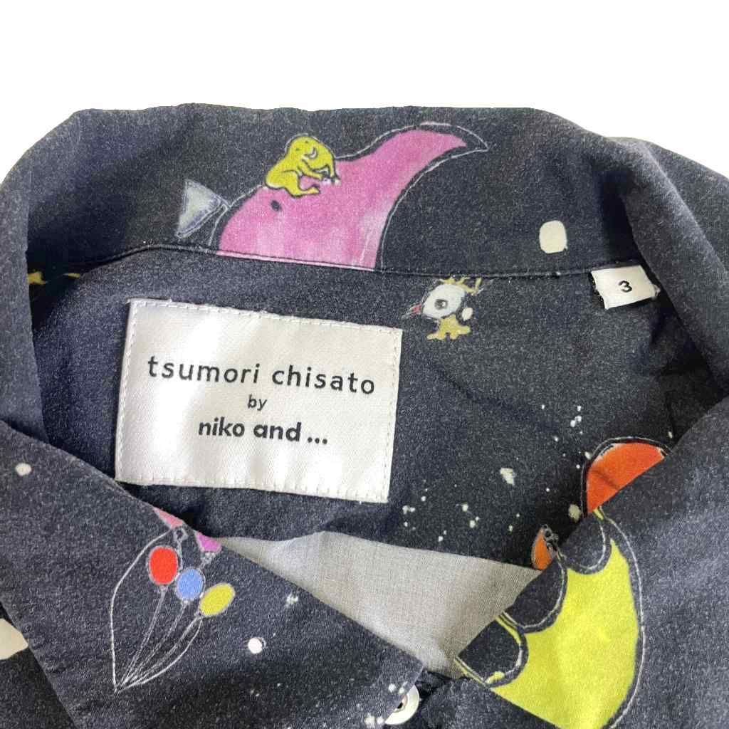ツモリチサト TSUMORI CHISATO × niko and… バルーンにのって シャツ