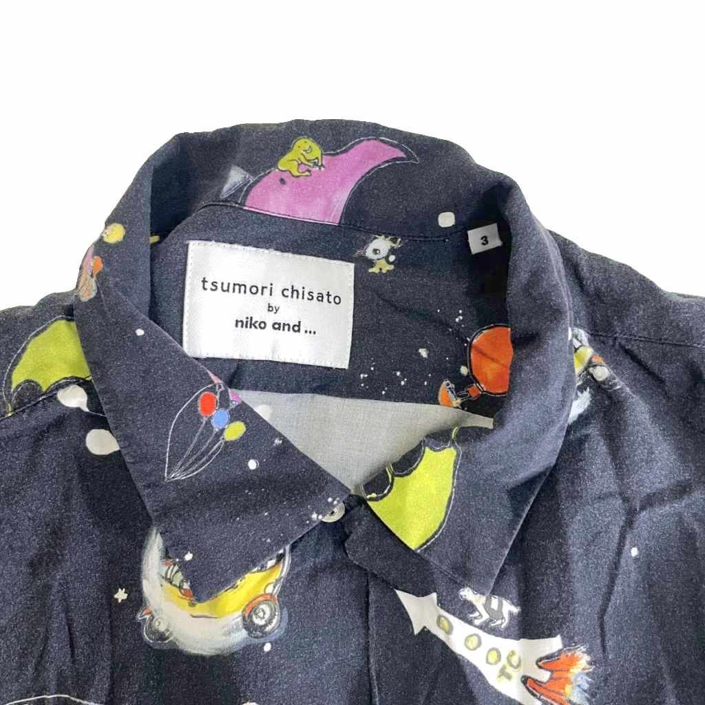 ツモリチサト TSUMORI CHISATO × niko and… バルーンにのって シャツ