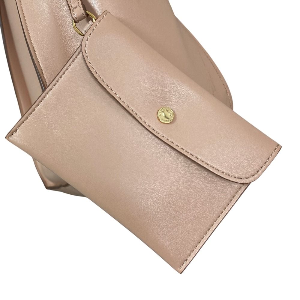 美品 STELLA McCARTNEY ステラマッカートニー サークルロゴ ポーチ付き 
