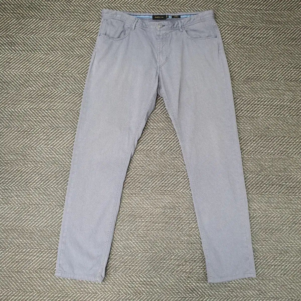 マッシモ ドゥッティ スリムフィット ストレッチ コットン パンツ メンズ 34