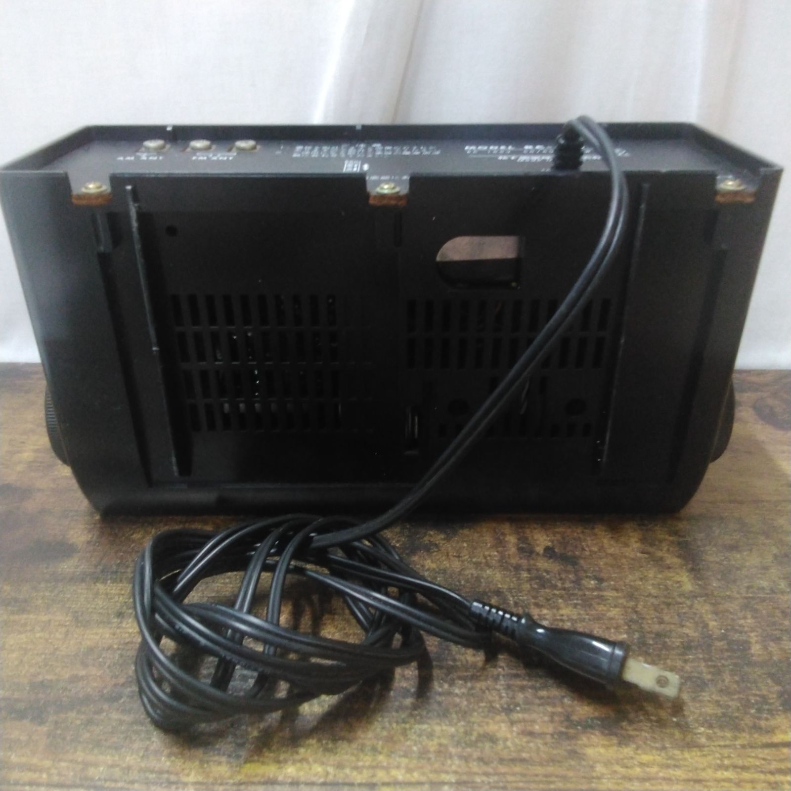 パタパタ時計付きラジオ ナショナル FM・AMデジタル・クロック RC−635