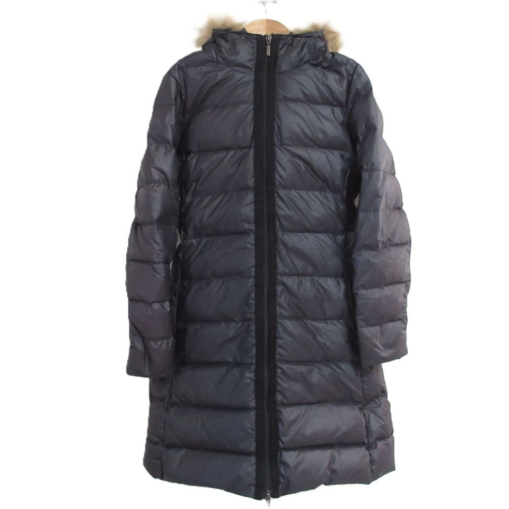 良品 MONCLER モンクレール NANTESFUR ファー付き フーデッド ダウン