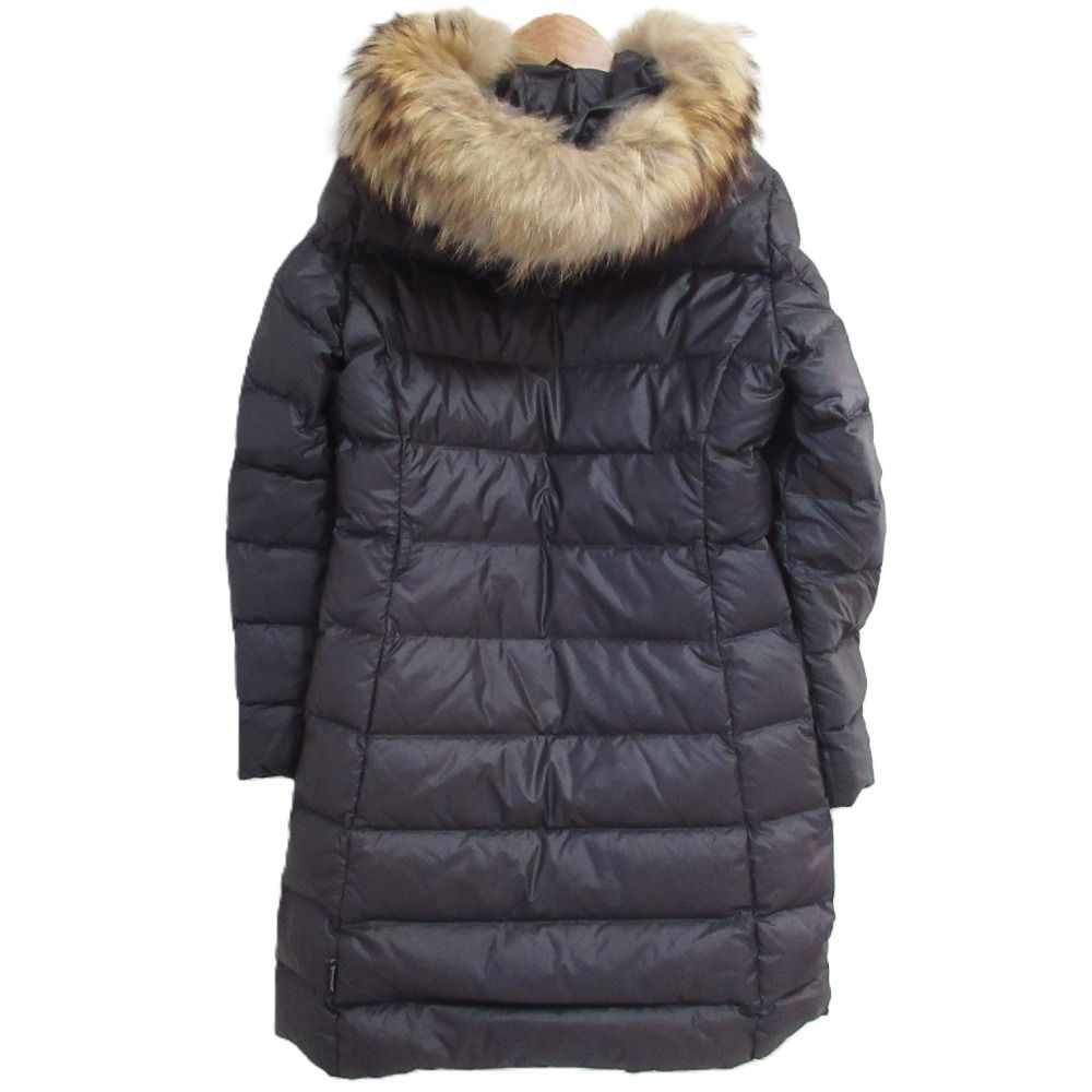 良品 MONCLER モンクレール NANTESFUR ファー付き フーデッド ダウン