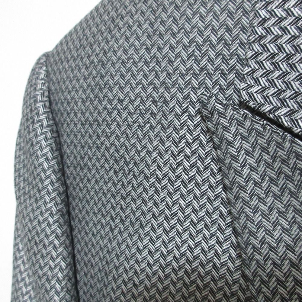 美品 DOLCE&GABBANA ドルチェ&ガッバーナ ヘリンボーン柄 テーラード