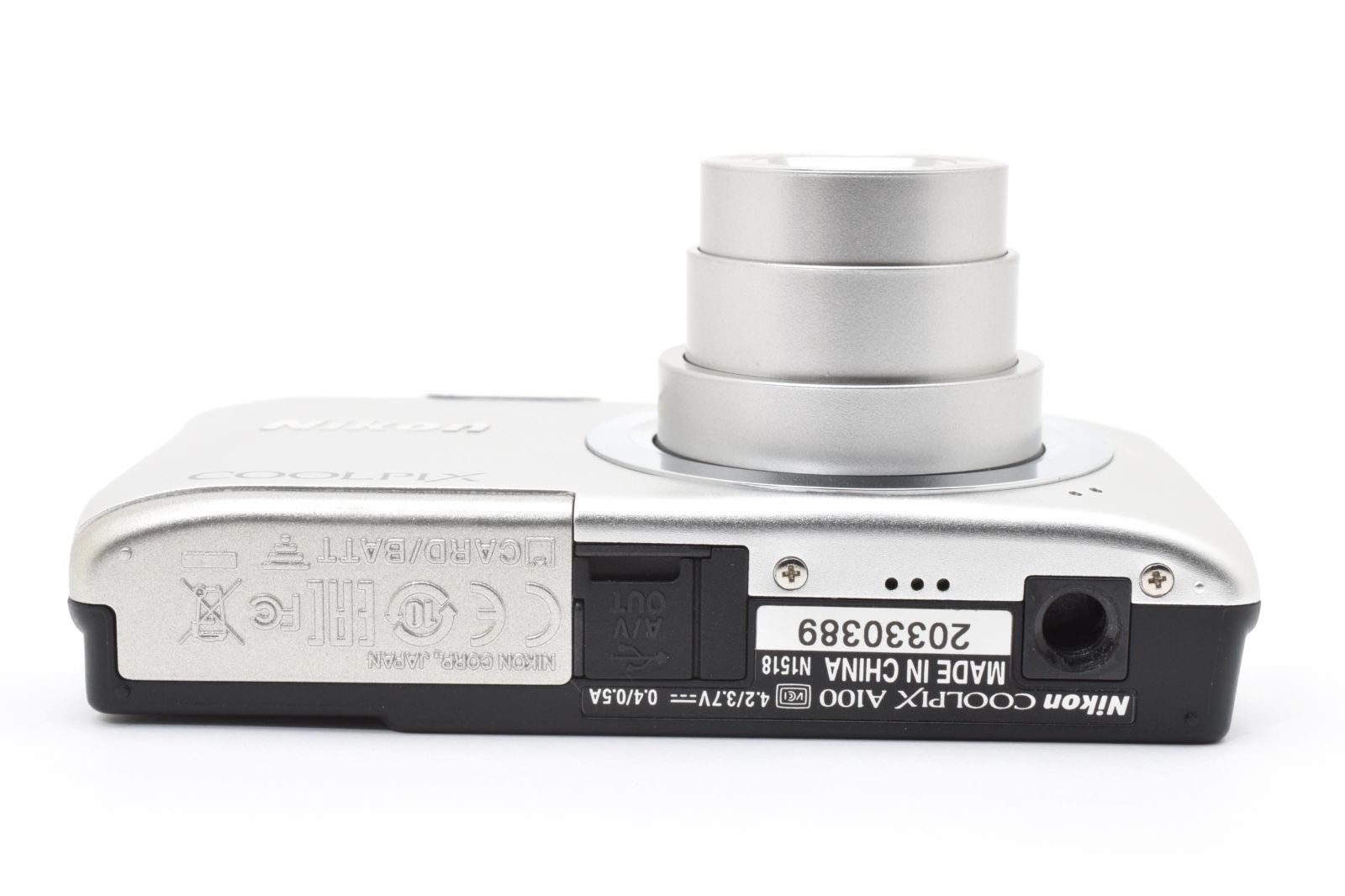 カメラ Nikon COOLPIX A100 デジタルカメラ シルバー 2005万画素 光学