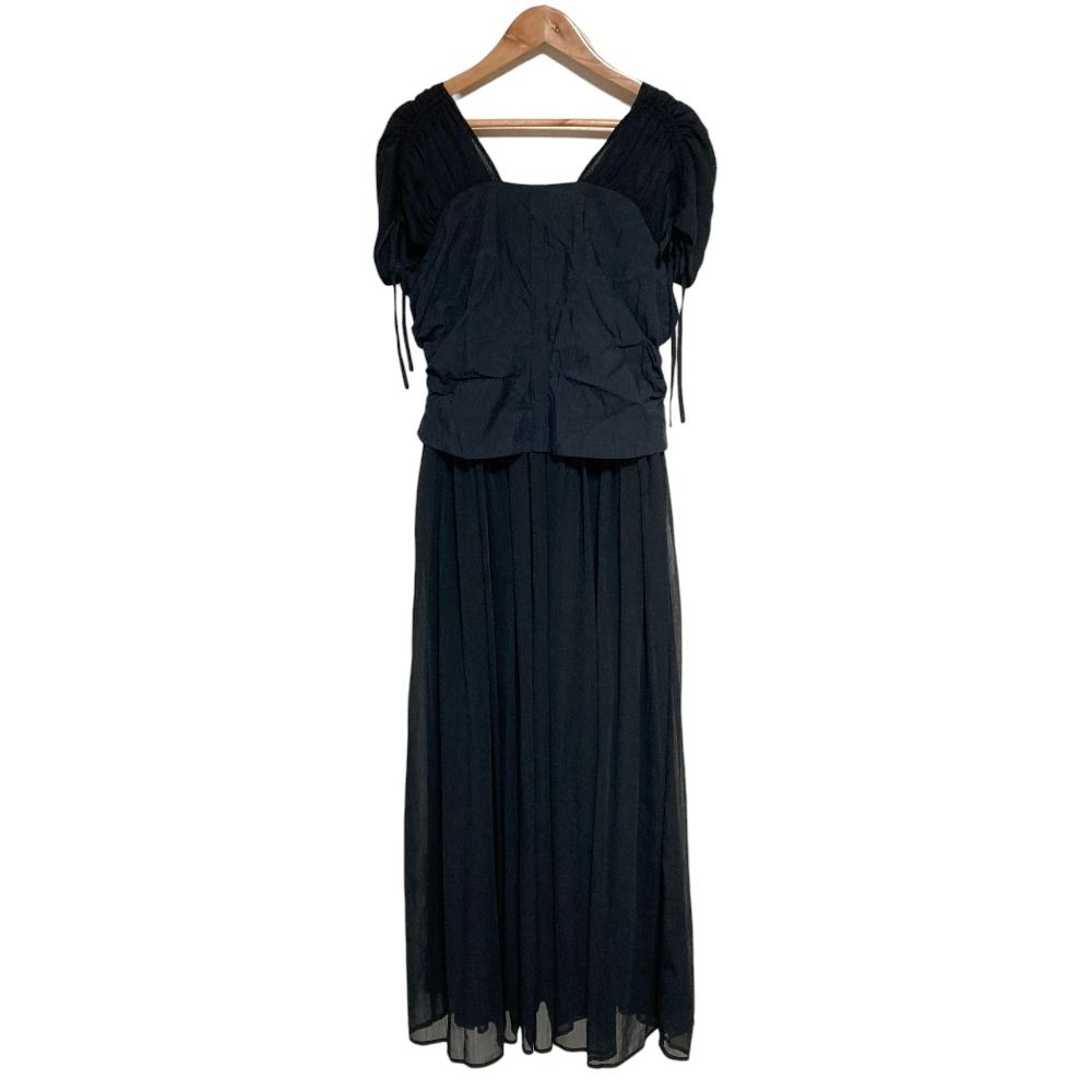 未使用 Herlipto ハーリップトゥ Nuage Airy Dress ワンピース サイズM ブラック レディース 古着 中古 USED