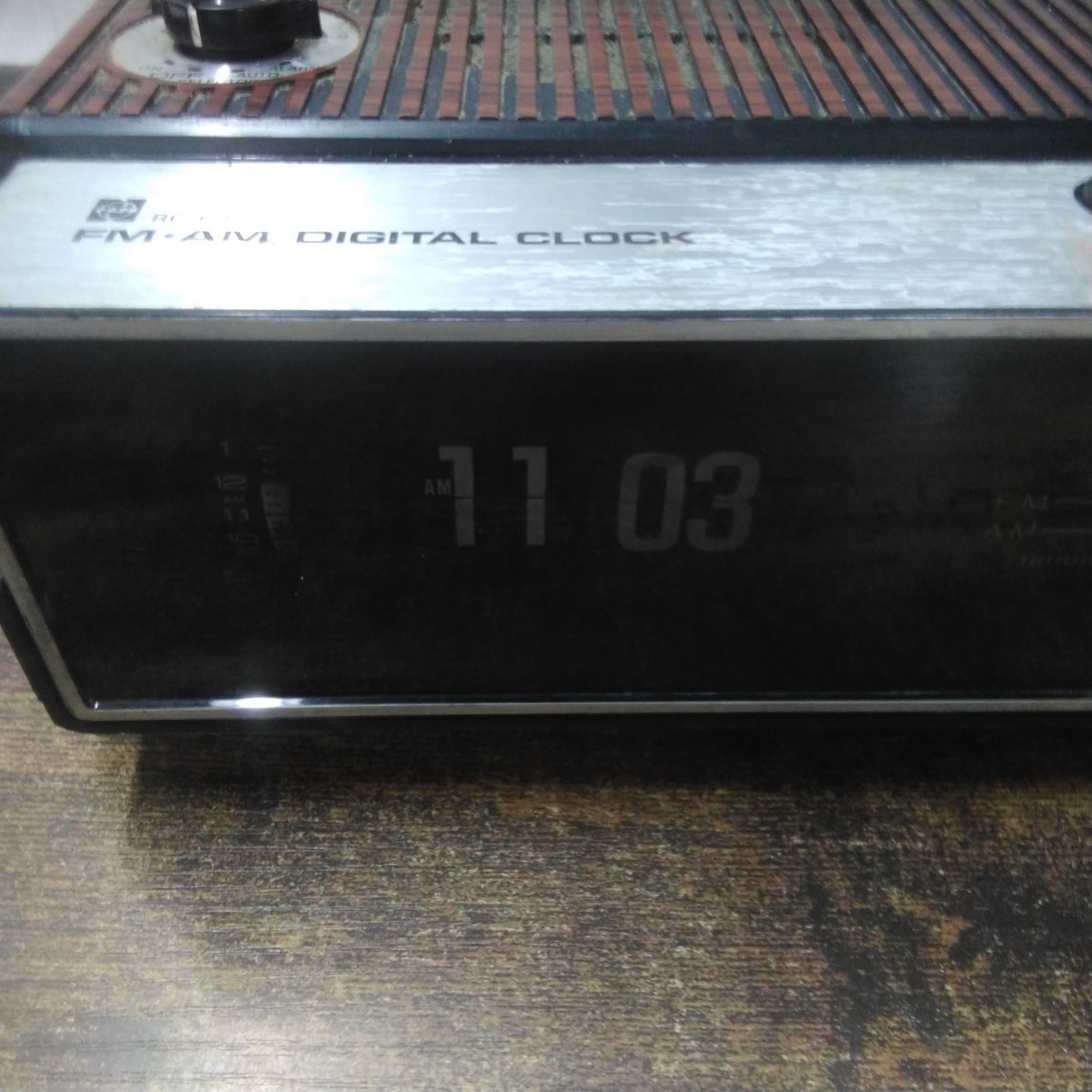 【動作OK】東芝 目覚まし パタパタ時計 FM AM ラジオ RC-685F パタパタ時計付きラジオ ナショナル FM・AMデジタル・クロック RC−635