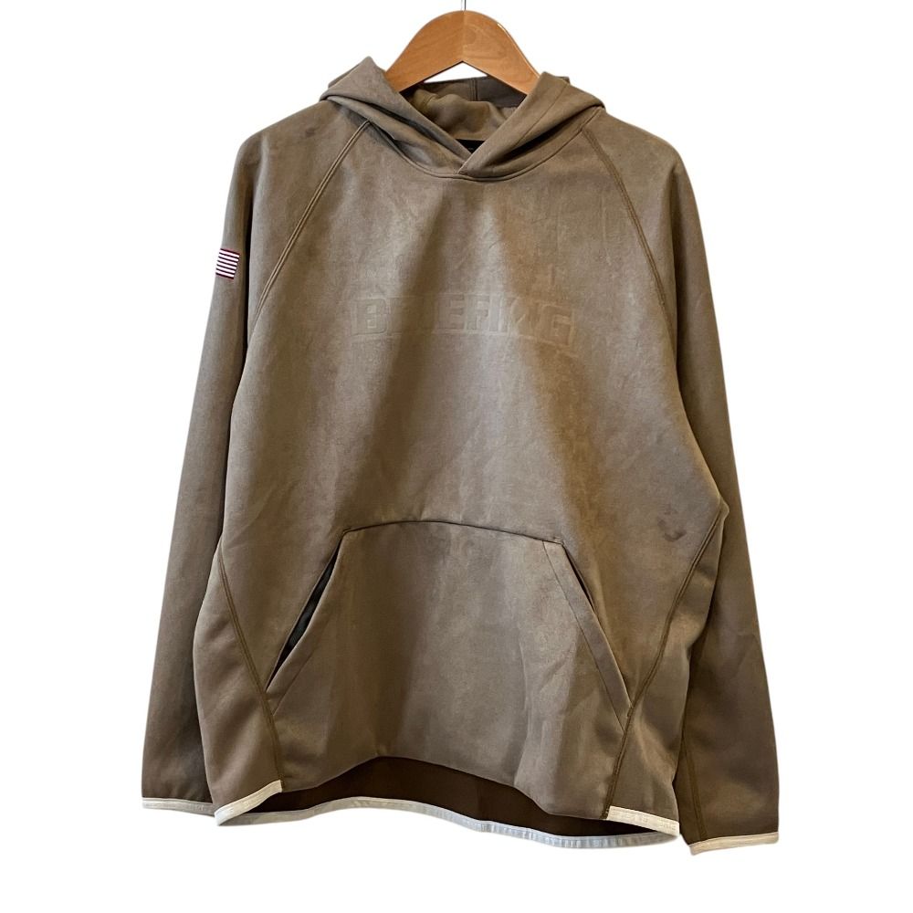 美品 23AW BRIEFING GOLF ブリーフィング ゴルフ WS SUEDE HOODIE