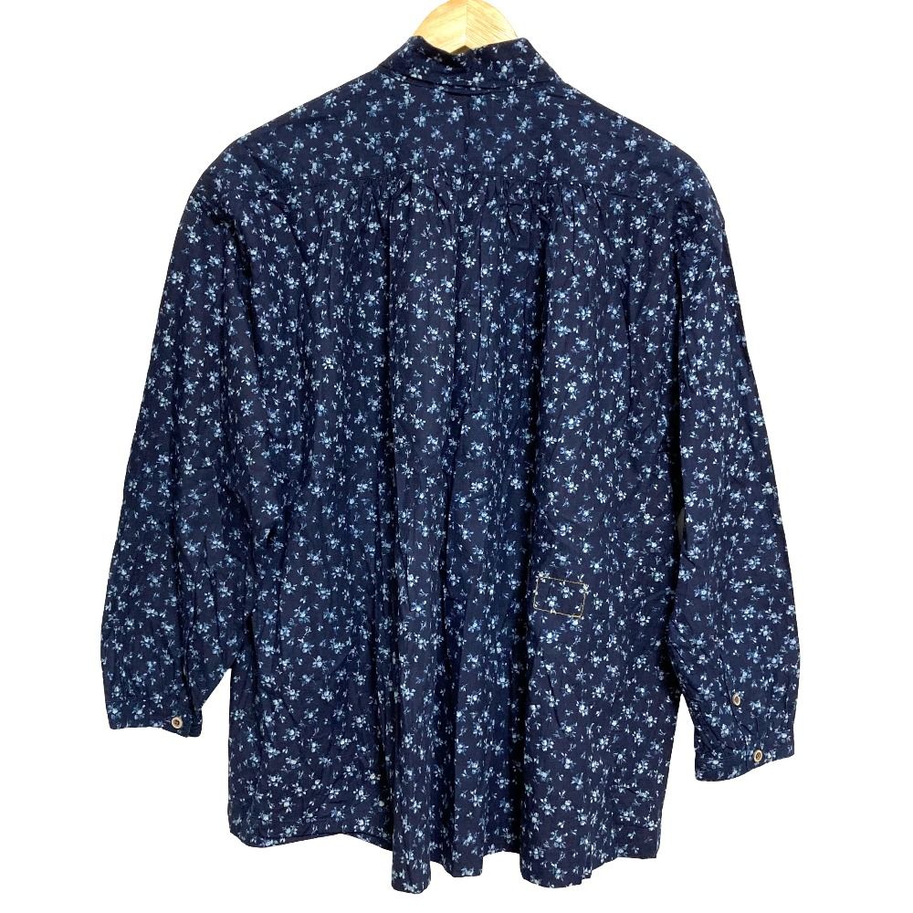 美品 45R フォーティファイブアール タペット森花プリントのくしゅく 