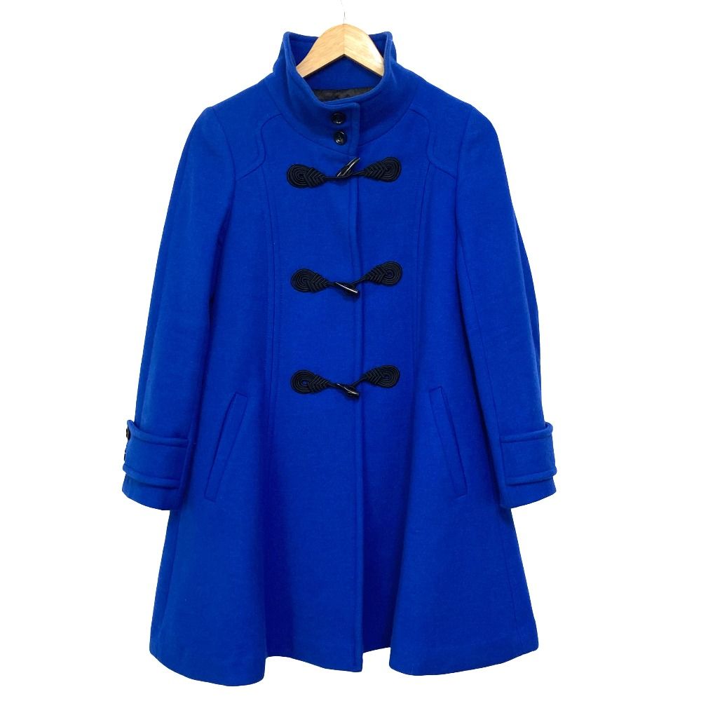 美品 VIVIENNE TAM ヴィヴィアンタム マオカラー チャイナコート サイズ0 ブルー レディース 古着 中古 USED