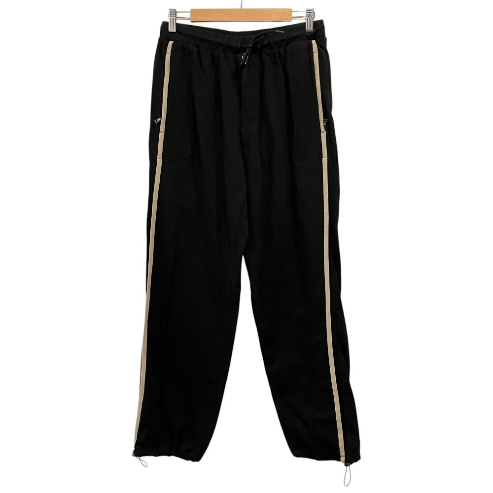 美品 PRADA SPORTS プラダスポーツ サイドライン ライトスウェット イージージョガーパンツ L ブラック メンズ 古着 中古 USED