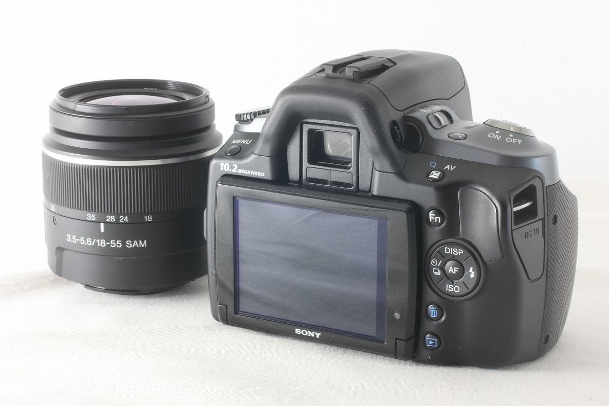 ソニー Sony α330 DSLR-A330L ズームレンズキット ブラック 僅か434