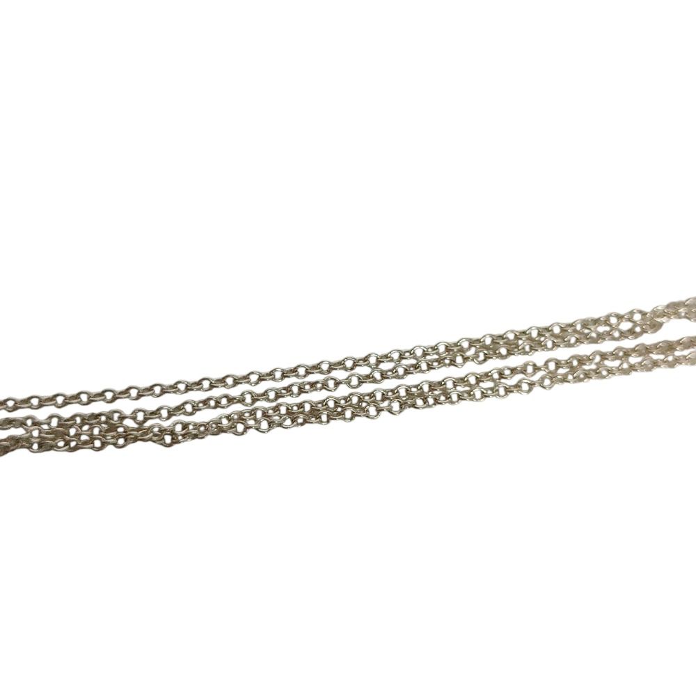 美品 TIFFANY&Co ティファニー パロマピカソ 925 ラビングハート チェーン ペンダント ネックレス アクセサリー シルバーカラー レディース 古着 中古 USED