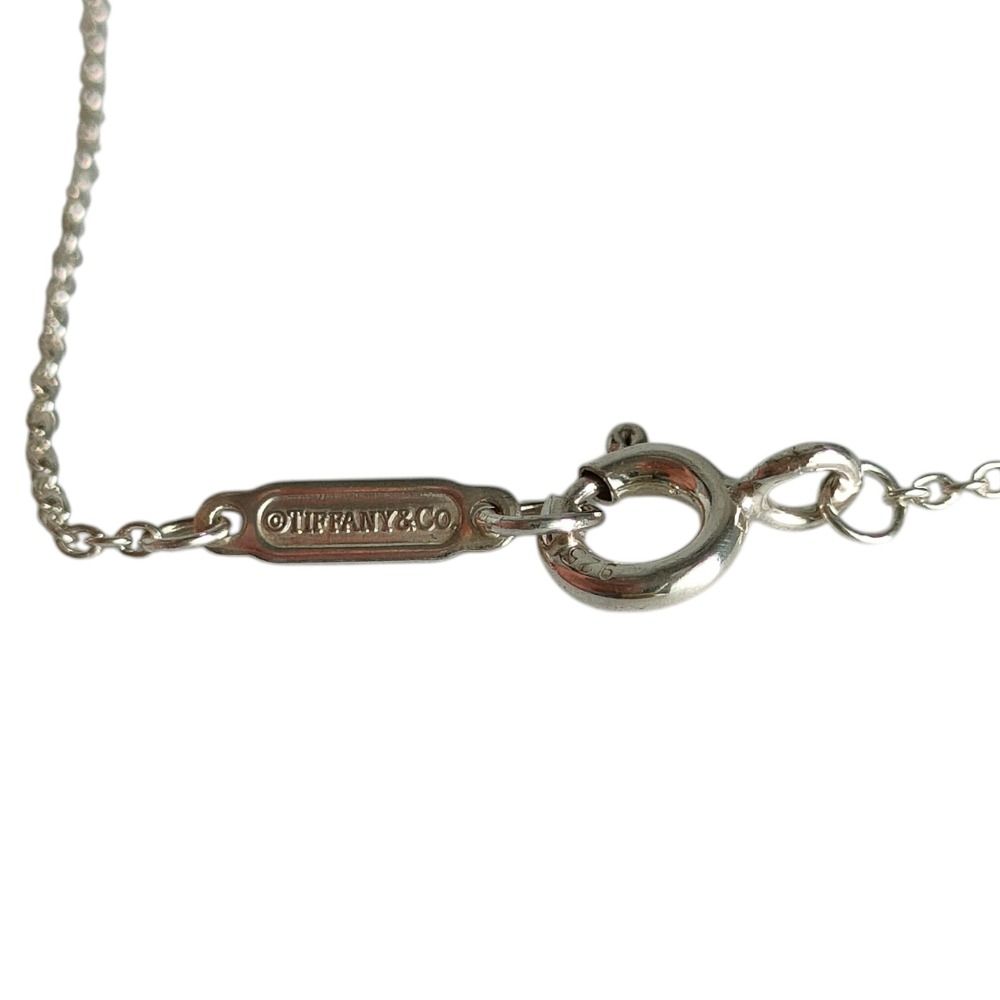 美品 TIFFANY&Co ティファニー ゴーウーマン 名古屋ウィメンズマラソン2016 SV925 チェーン ペンダント ネックレス シルバーカラー レディース 古着 中古 USED
