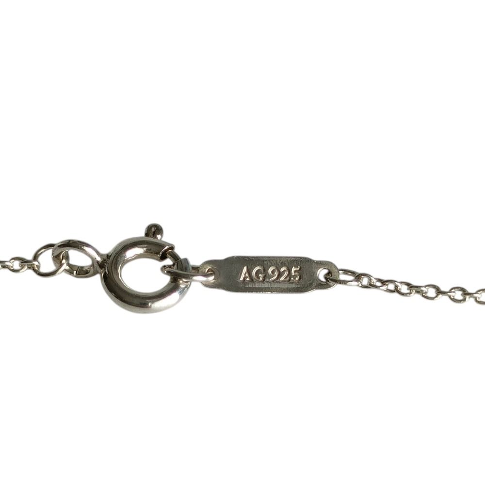 美品 TIFFANY&Co ティファニー ゴーウーマン 名古屋ウィメンズマラソン2016 SV925 チェーン ペンダント ネックレス シルバーカラー レディース 古着 中古 USED