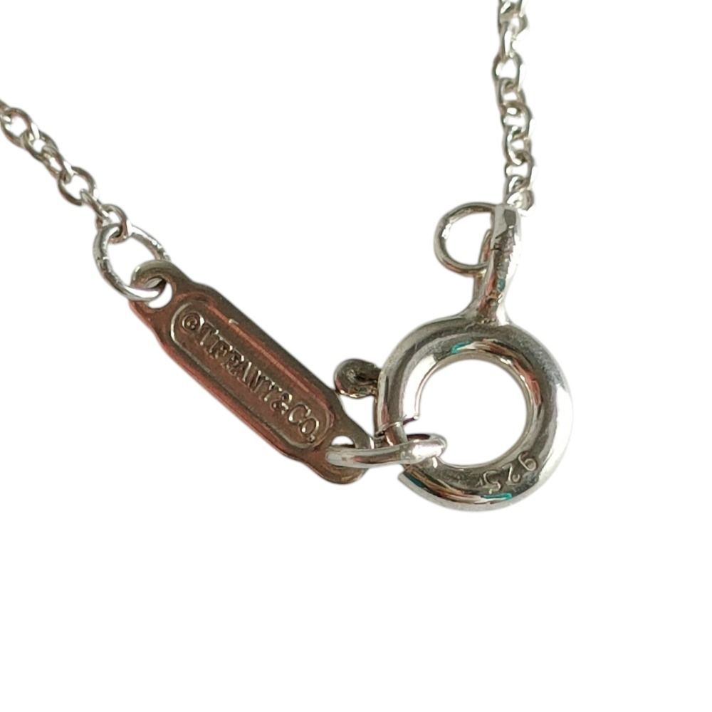 美品 TIFFANY&Co ティファニー ゴーウーマン 名古屋ウィメンズマラソン2016 SV925 チェーン ペンダント ネックレス シルバーカラー レディース 古着 中古 USED