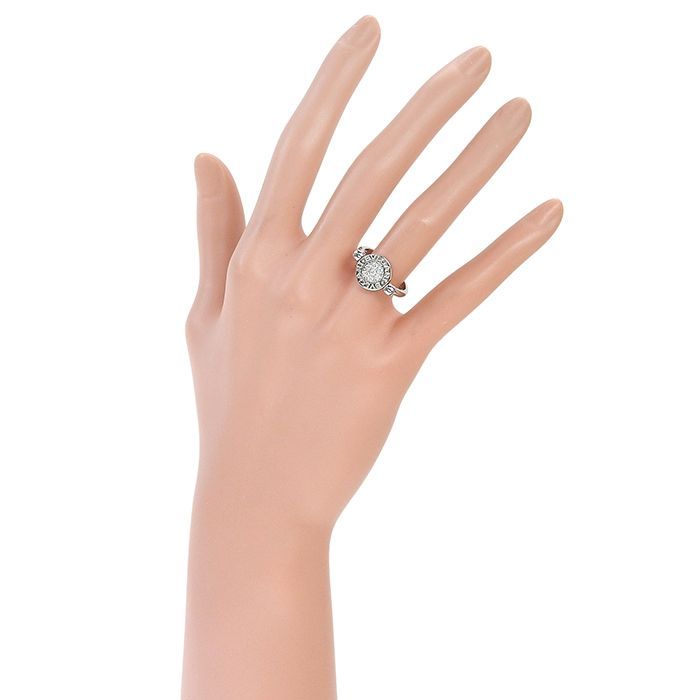 BVLGARI ブルガリ ブルガリ ブルガリ フリップ ダイヤ オニキス リング 