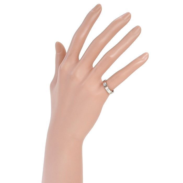 CARTIER カルティエ ミニラブ リング K18WG 750 ホワイトゴールド ＃47