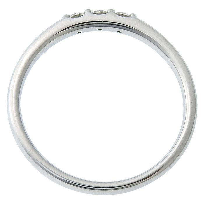 STAR JEWERLY スタージュエリー 3P ダイヤ 色石付き リング Pt950 